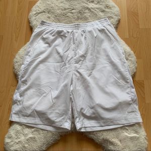 White Reebok Shorts